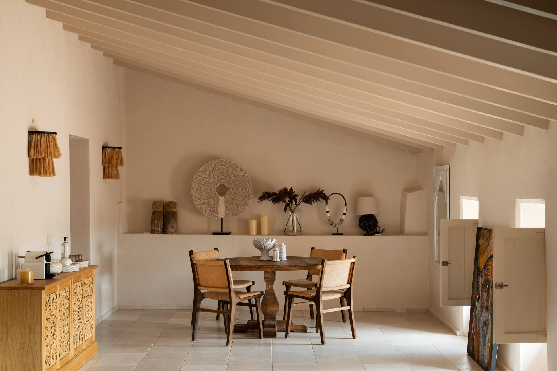 salle à manger décoration contemporaine maison Majorque salle à manger décoration contemporaine maison Majorque