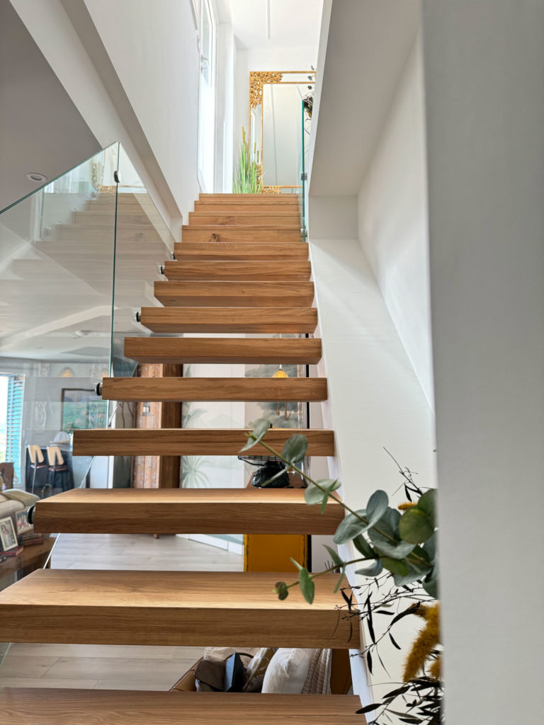 escalier design en bois