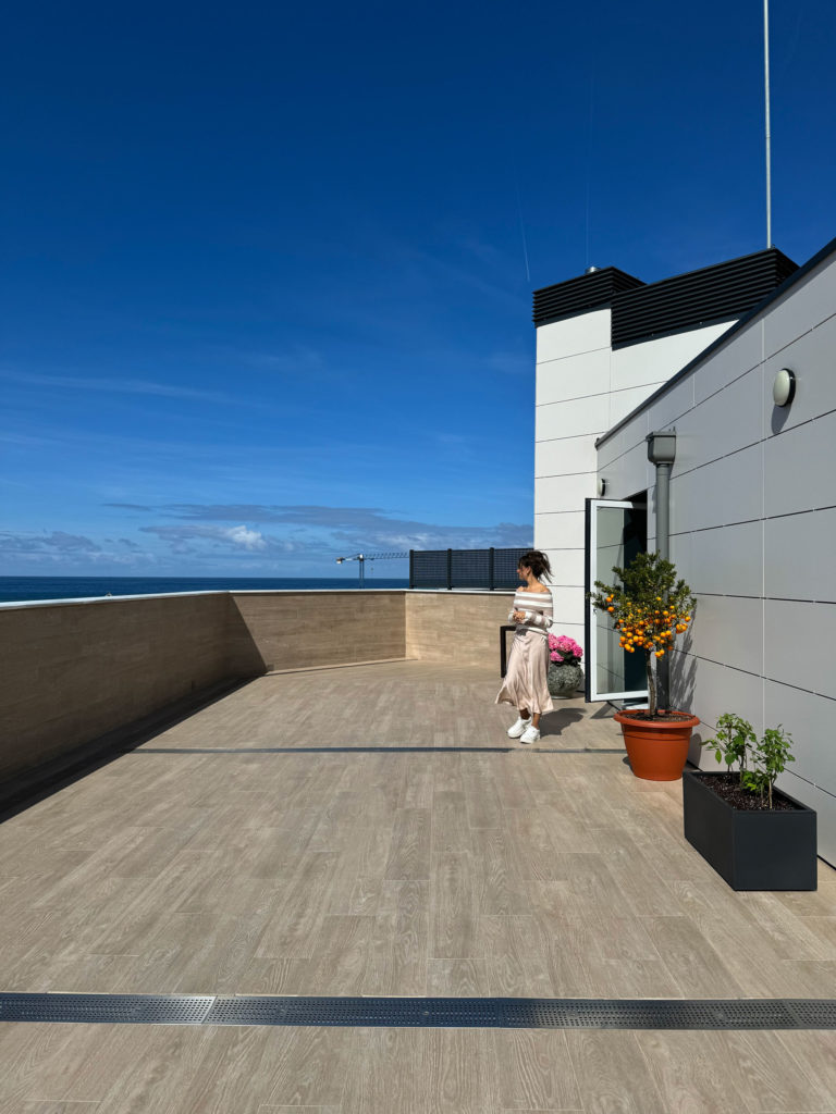 terrasse en plein ciel