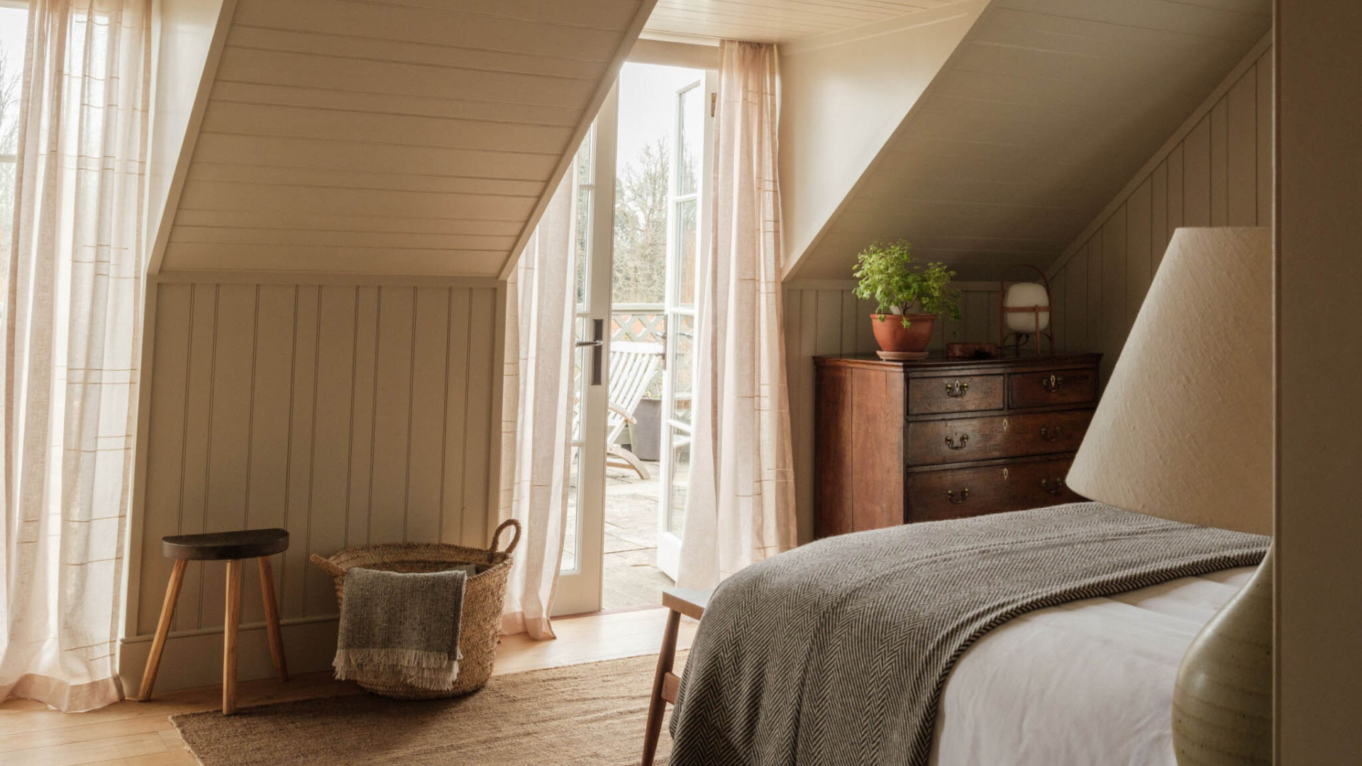 chambre décoration rustique chic maison de campagne Keeper chambre décoration rustique chic maison de campagne Keeper's cottage