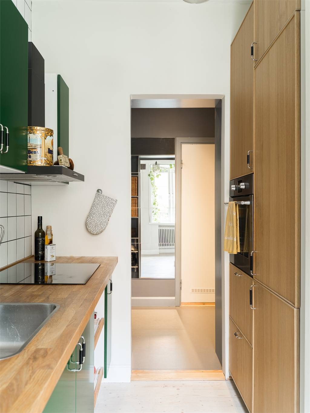 cuisine verte et bois studio 34m2 cuisine verte et bois studio 34m2