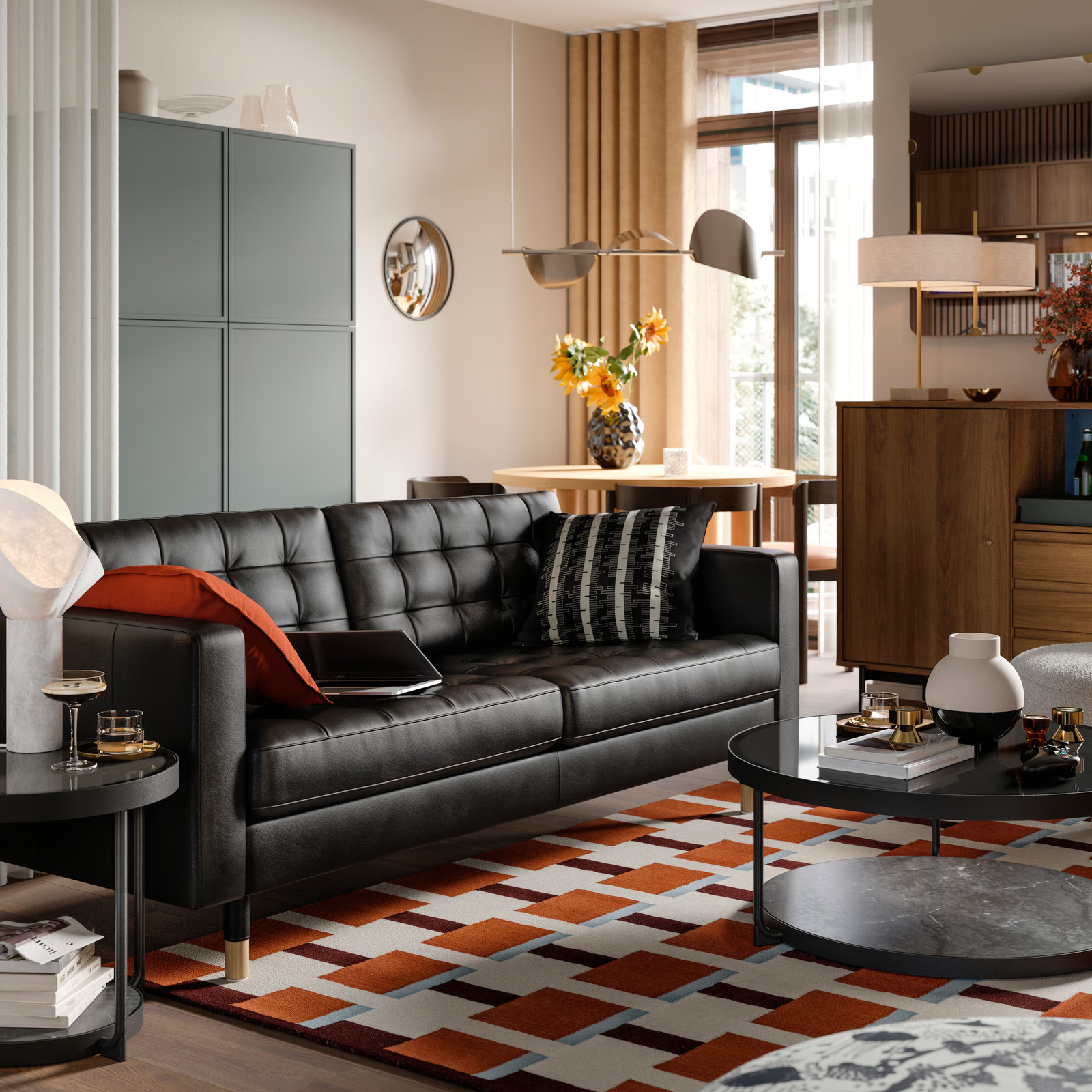 salon design IKEA style mid-century salon design IKEA style mid-century