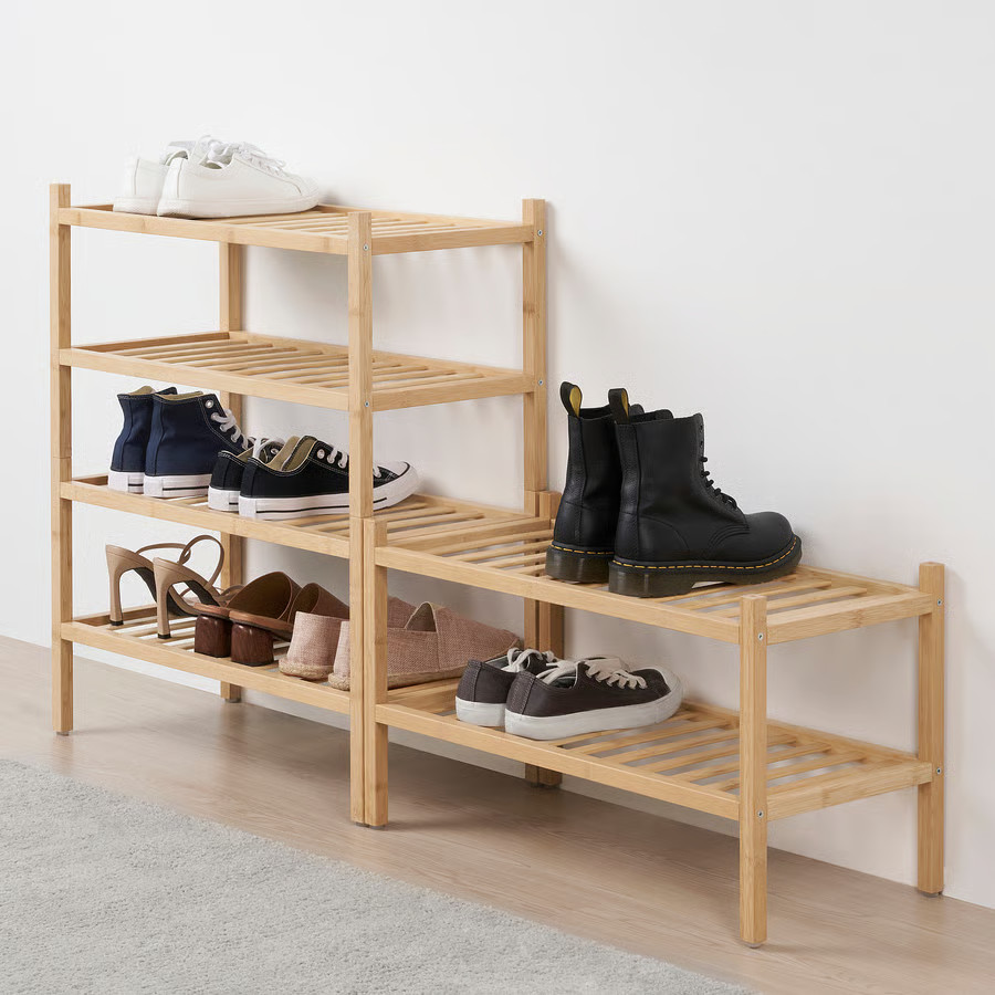 étagère à chaussures bambou étagère à chaussures bambou