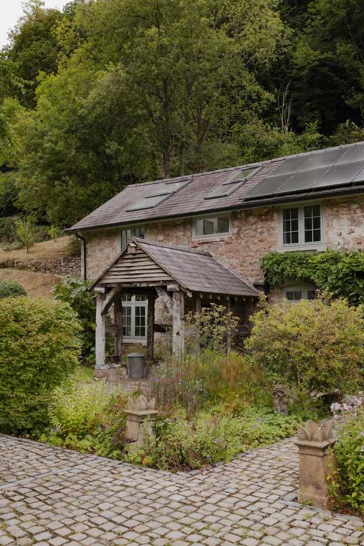 maison galloise rénovée en pierres
