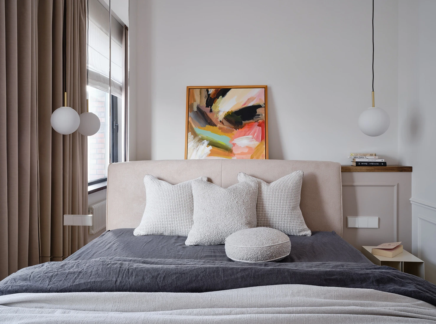 chambre décoration contemporaine petit trois-pièces de 55m2 chambre décoration contemporaine petit trois-pièces de 55m2