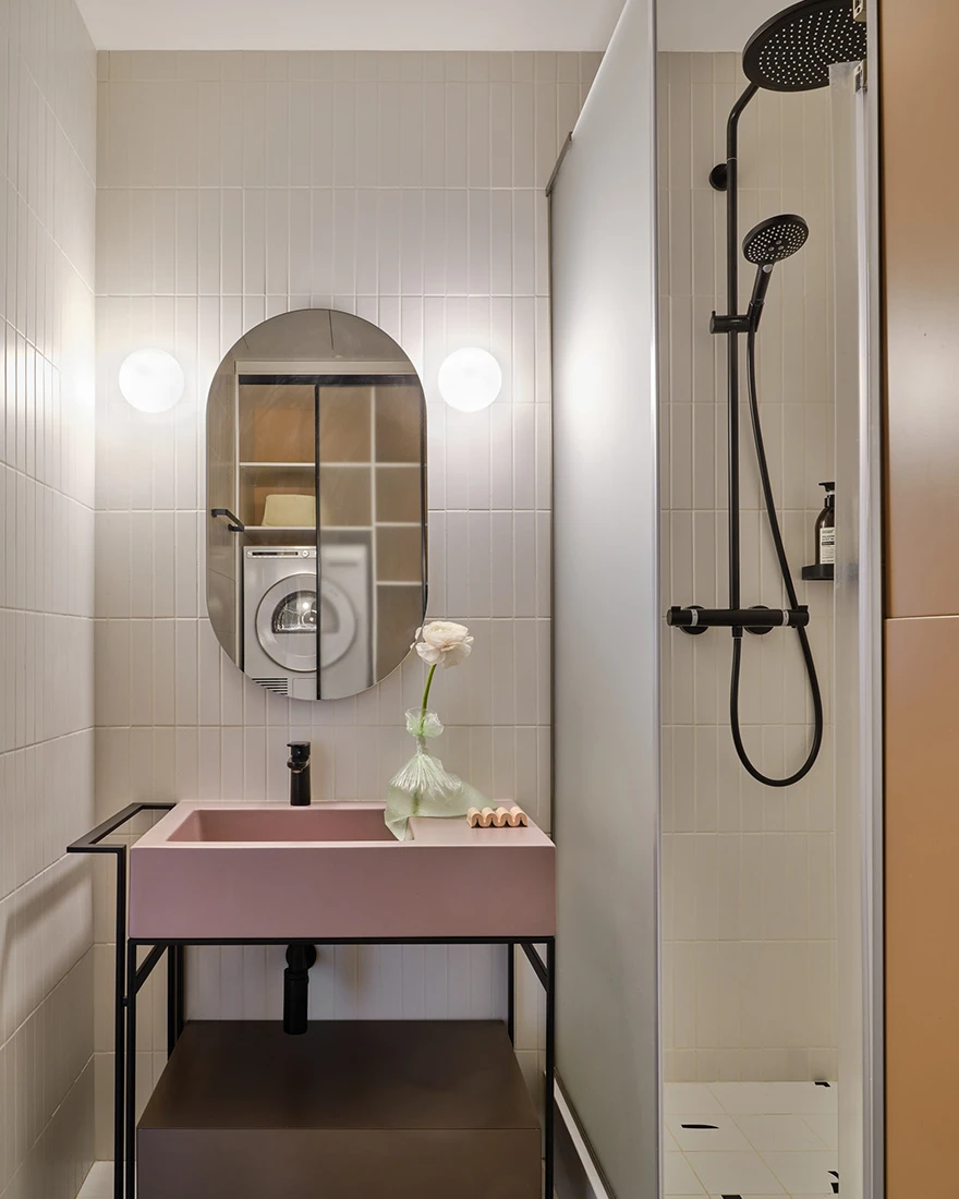 salle de bain vasque rose salle de bain vasque rose