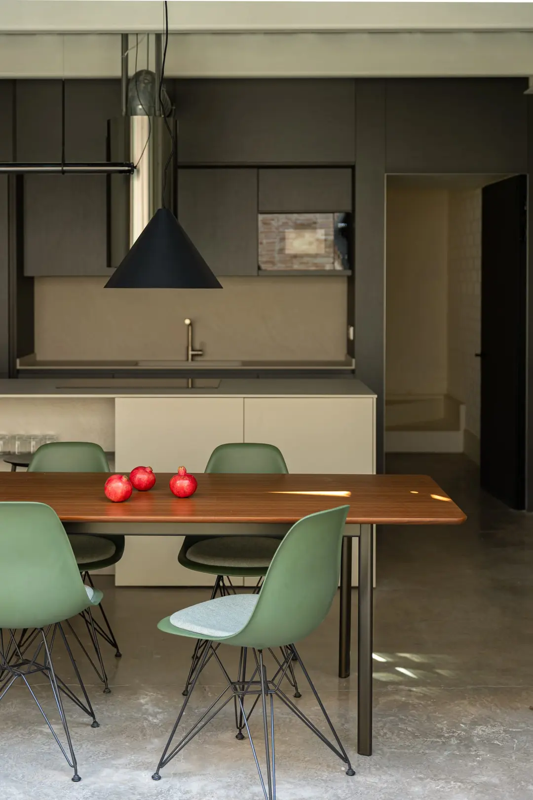 cuisine et salle à manger triplex design Barcelone
