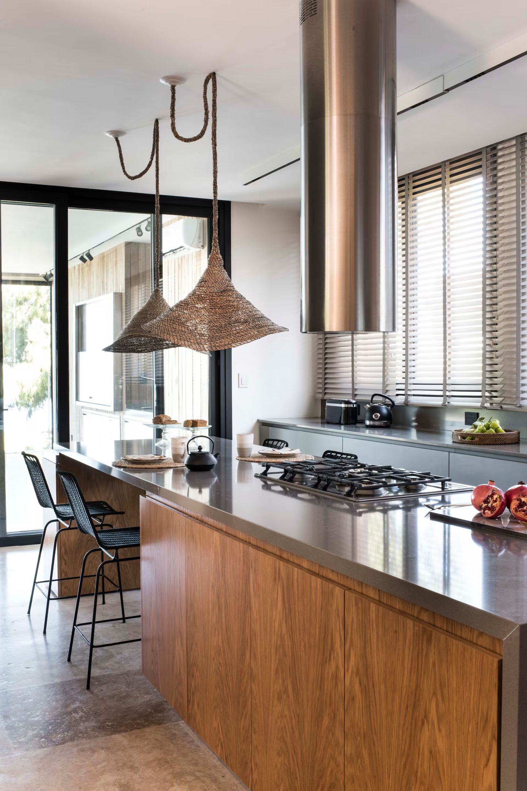 cuisine ouverte avec îlot maison contemporaine cuisine ouverte avec îlot maison contemporaine