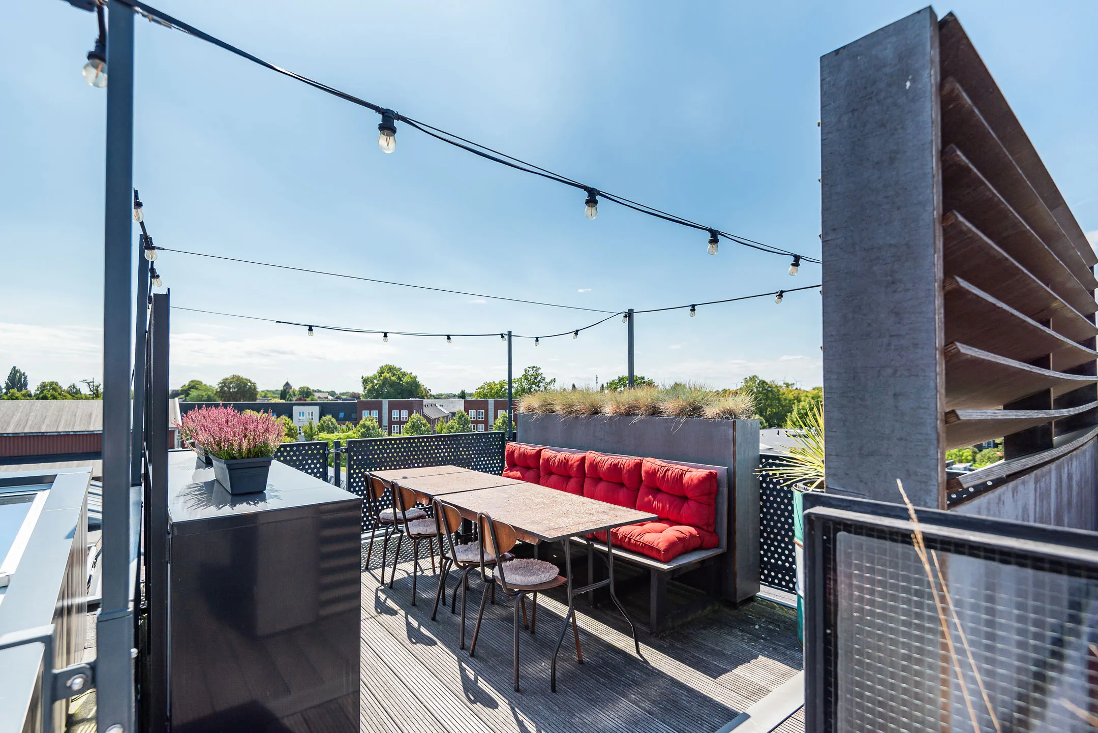 terrasse sur le toit