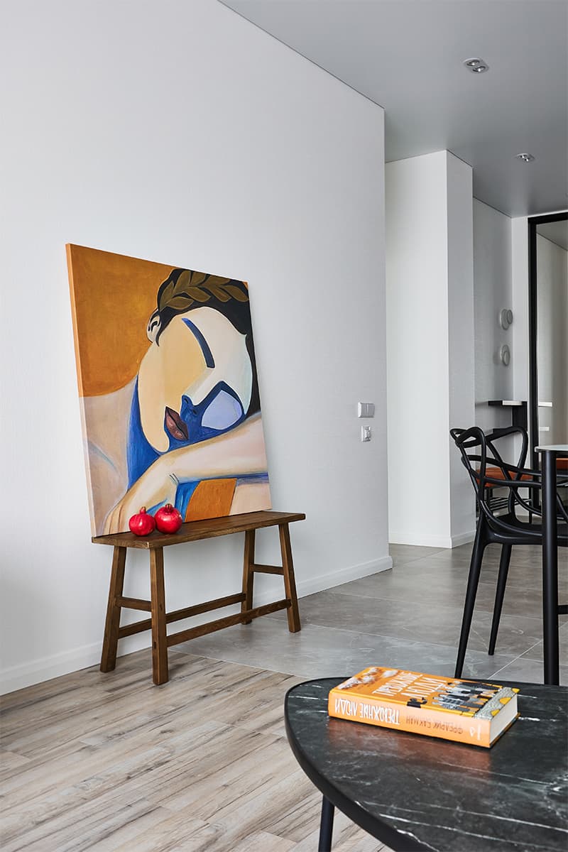 salle à manger design deux-pièces 51m2