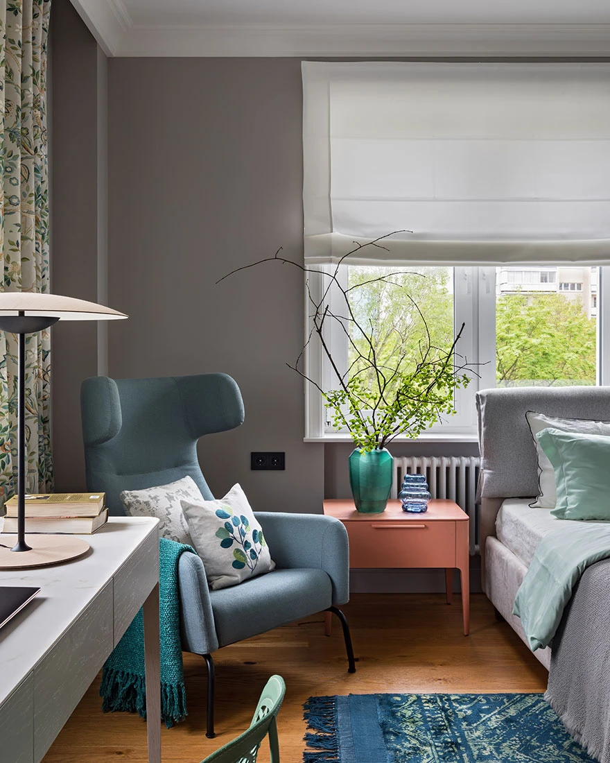 chambre décoration éclectique et contemporaine colorée chambre décoration éclectique et contemporaine colorée