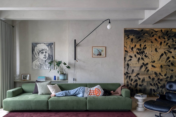 salon appartement rénové appartement design style sixties salon appartement rénové appartement design style sixties