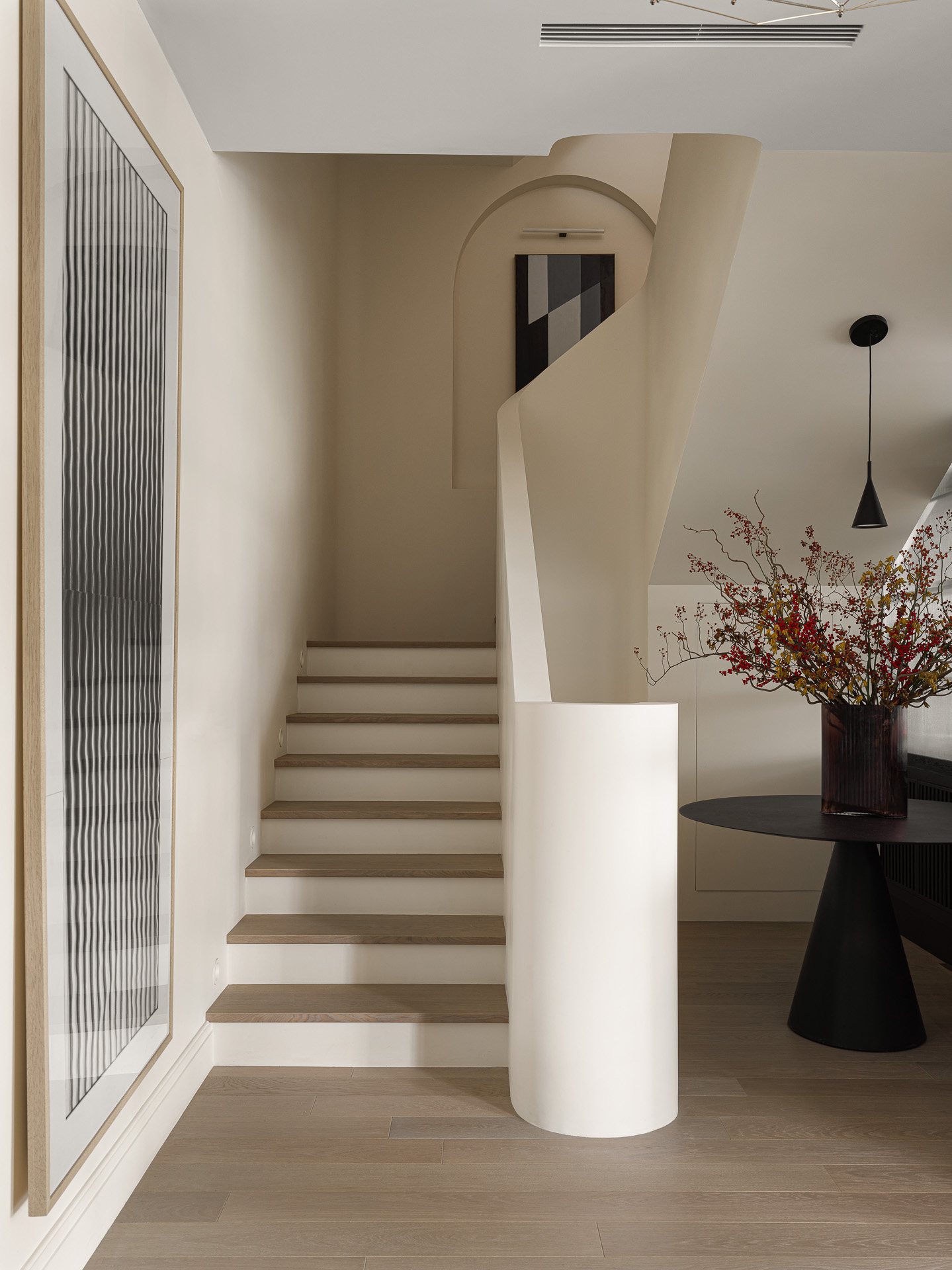 escalier garde-corps plâtre style contemporain escalier garde-corps plâtre style contemporain