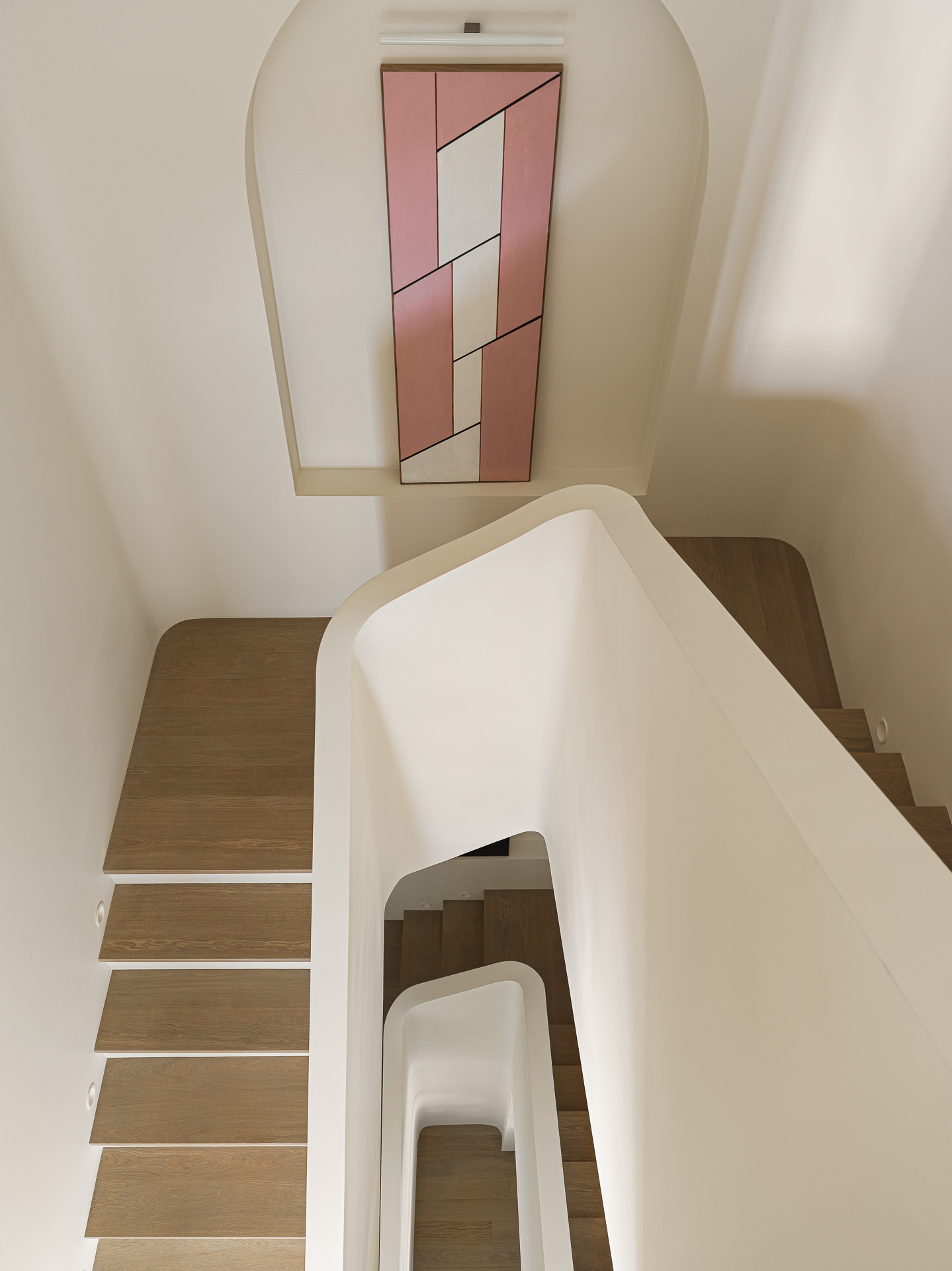 escalier garde-corps plâtre style contemporain escalier garde-corps plâtre style contemporain