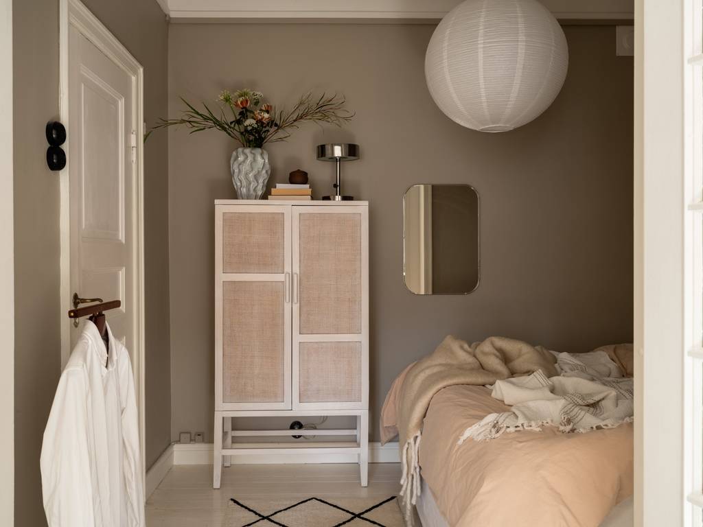 chambre aveugle deux-pièces 55m2 décoration scandinave beige chambre aveugle deux-pièces 55m2 décoration scandinave beige