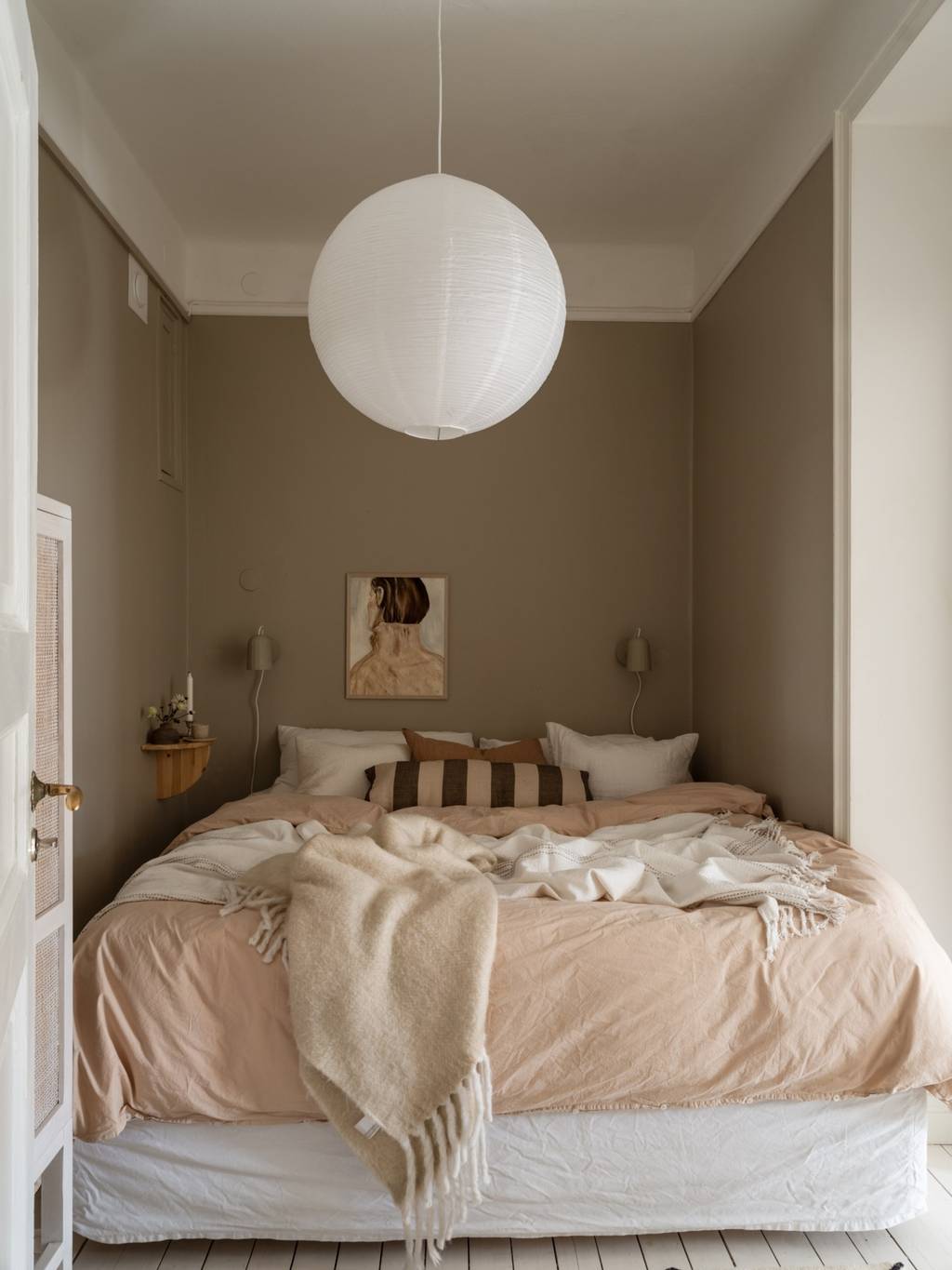 chambre aveugle deux-pièces 55m2 décoration scandinave beige chambre aveugle deux-pièces 55m2 décoration scandinave beige