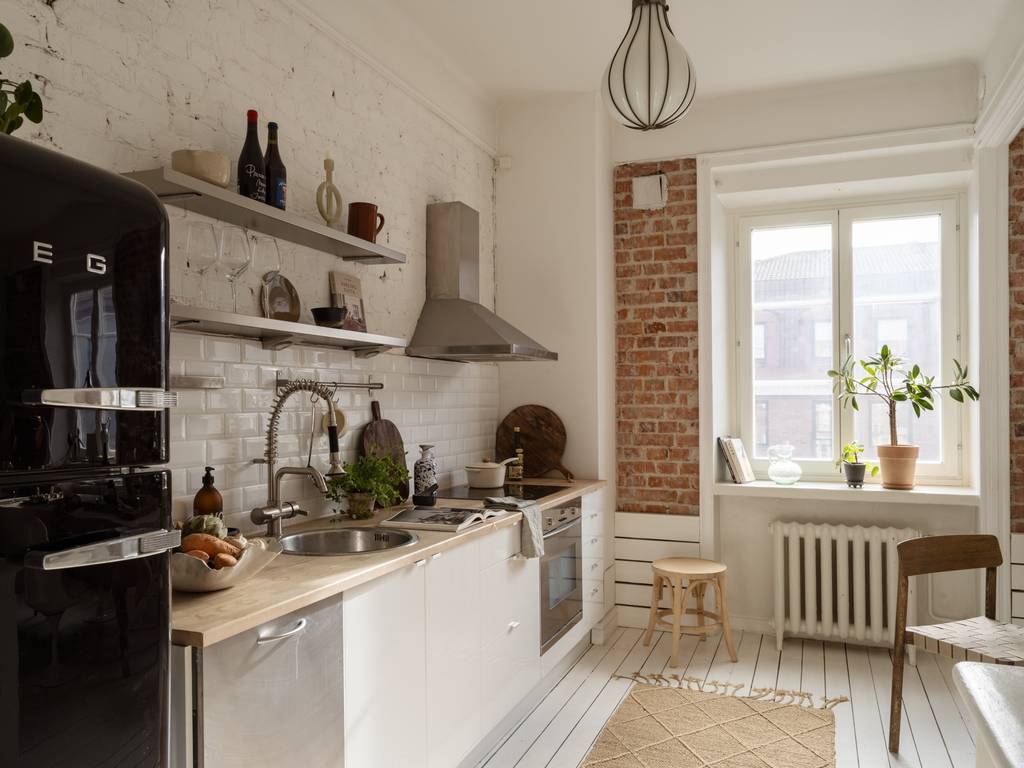 cuisine semi ouverte deux-pièces 55m2 décoration scandinave cuisine semi ouverte deux-pièces 55m2 décoration scandinave