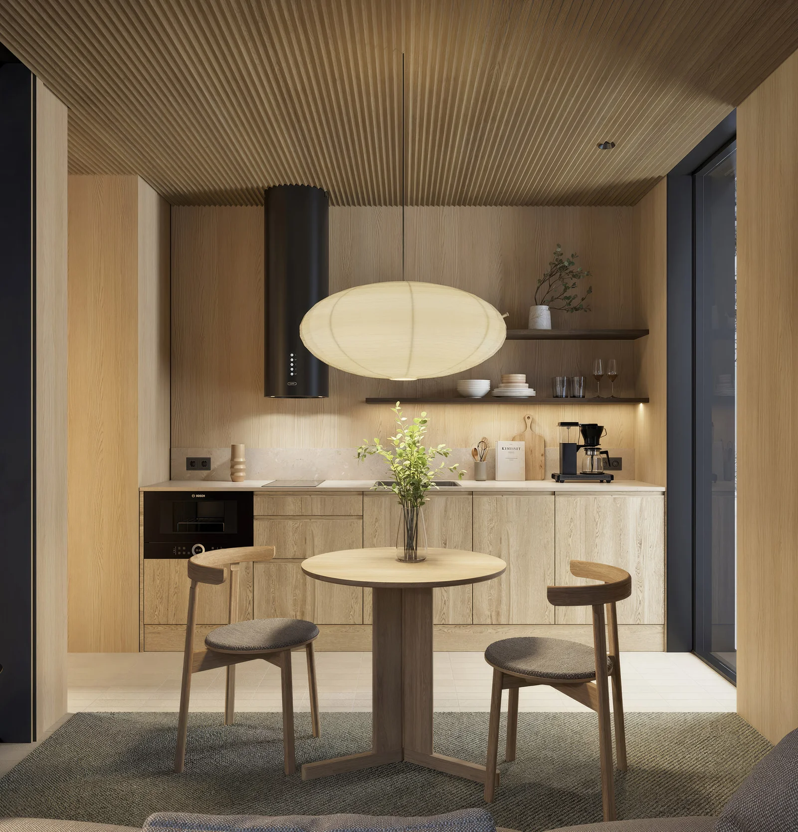 cuisine bois design petite maison 57m2 cuisine bois design petite maison 57m2