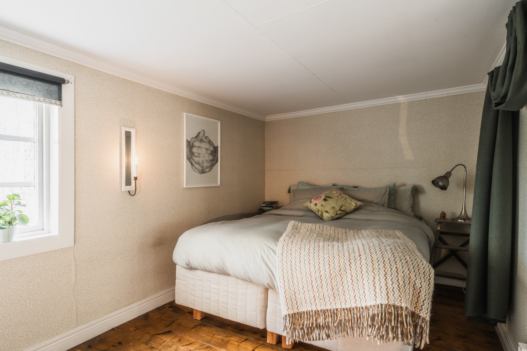 chambre petite maison 42m2 en bois Suède chambre petite maison 42m2 en bois Suède