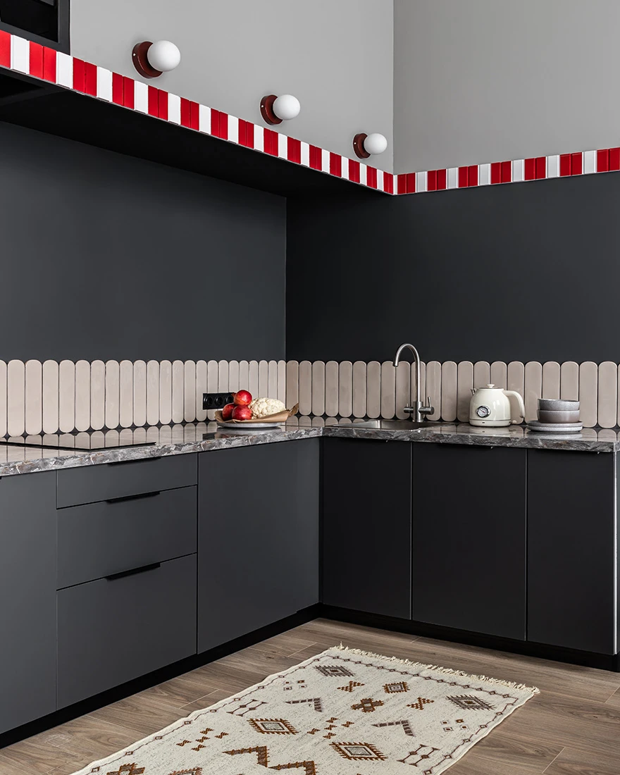 cuisine ouverte studio de 34m2 avec mezzanine décoration contemporaine et originale cuisine ouverte studio de 34m2 avec mezzanine décoration contemporaine et originale