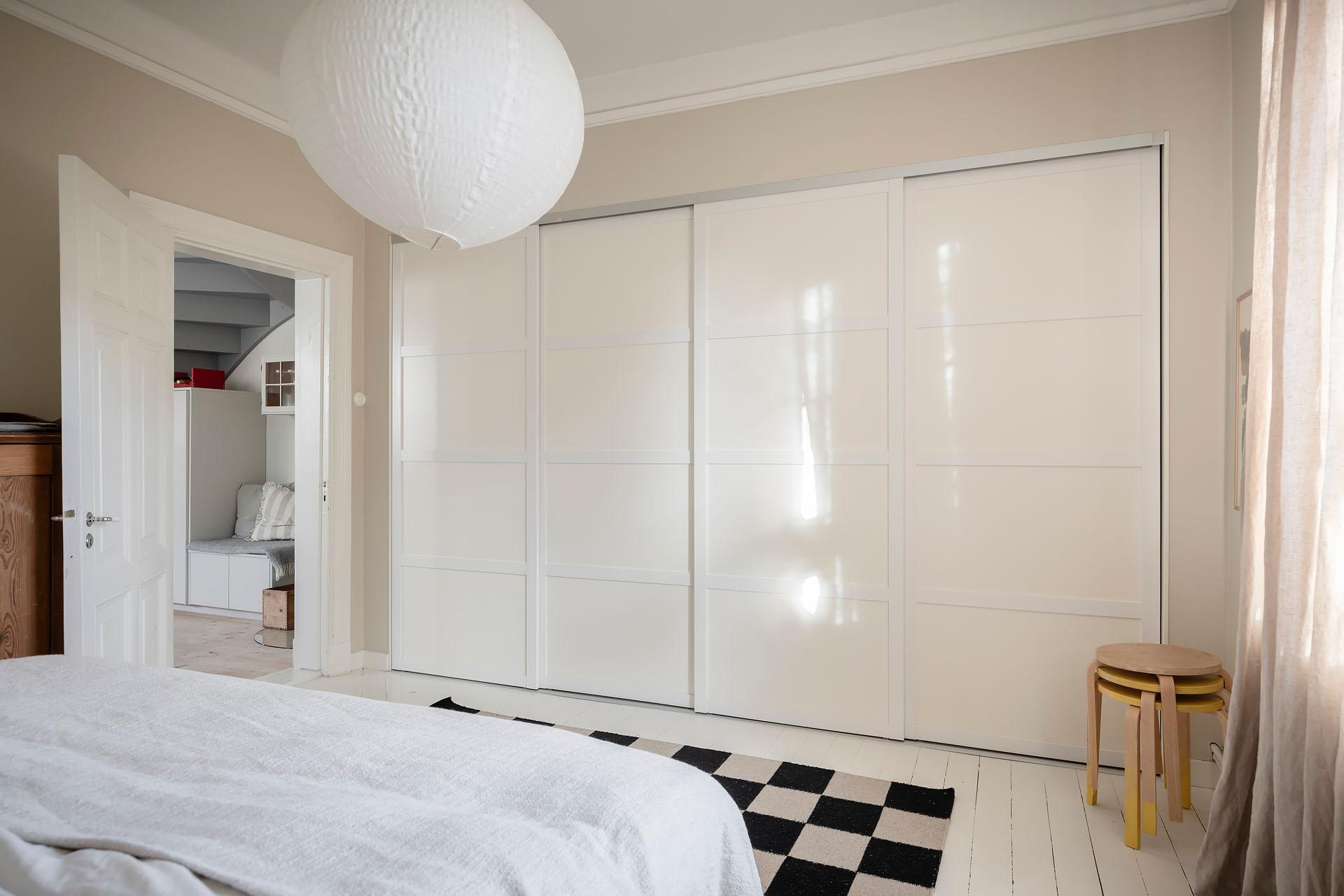 chambre appartement en duplex décoration scandinave
