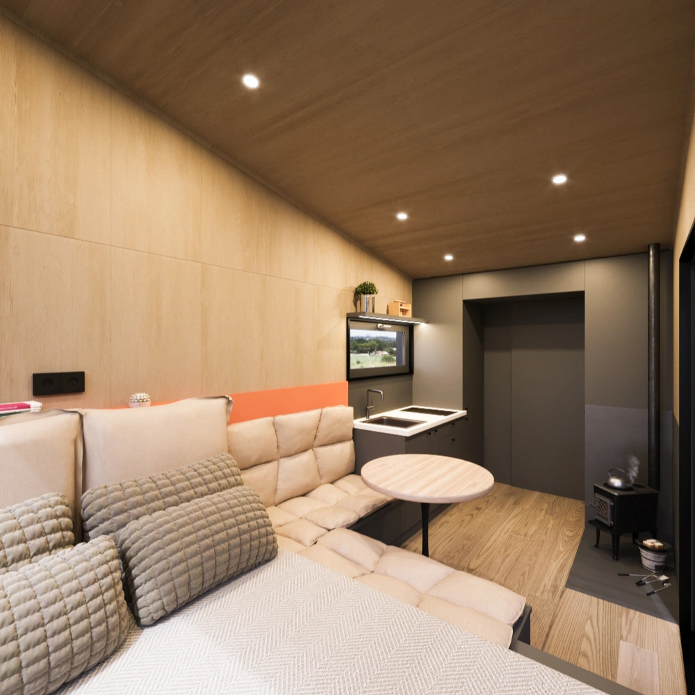 intérieur mini maison européenne de 15m2 design contemporain Ambra TinyKiwi House intérieur mini maison européenne de 15m2 design contemporain Ambra TinyKiwi House