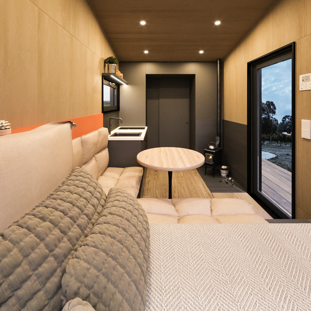 intérieur mini maison européenne de 15m2 design contemporain Ambra TinyKiwi House intérieur mini maison européenne de 15m2 design contemporain Ambra TinyKiwi House