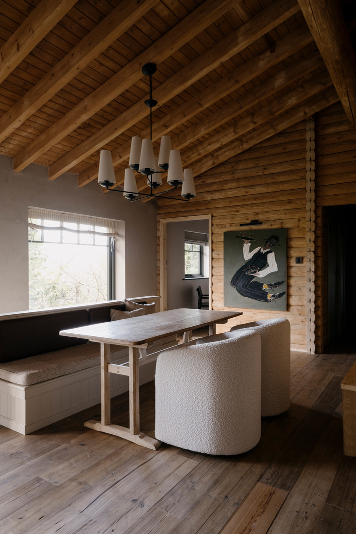salle à manger maison moderne en bois style rondins salle à manger maison moderne en bois style rondins