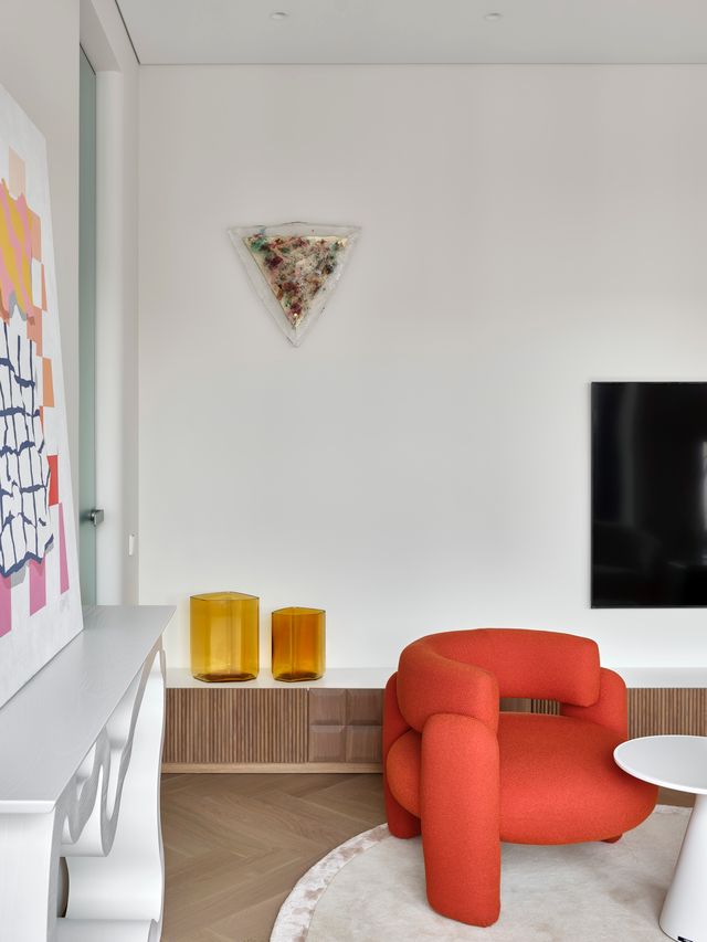 salon décoration design appartement 95m2 par Buro11