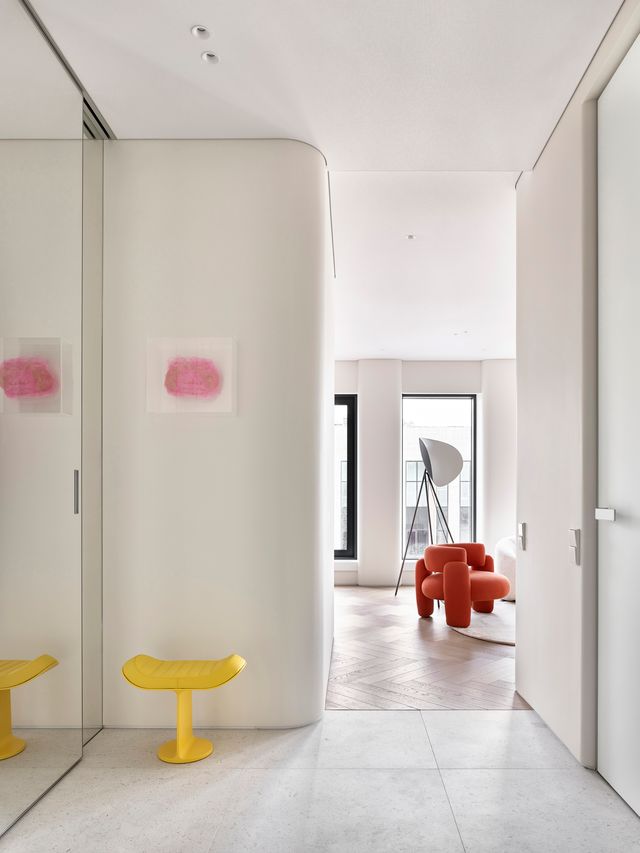entrée décoration design appartement 95m2 par Buro11