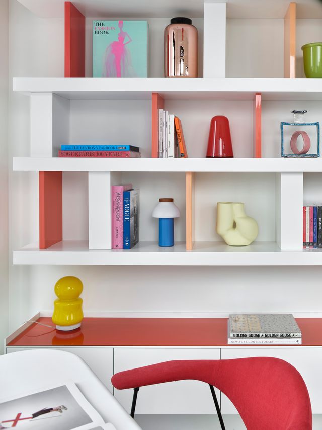 bureau devant fenêtre décoration design appartement 95m2 par Buro11