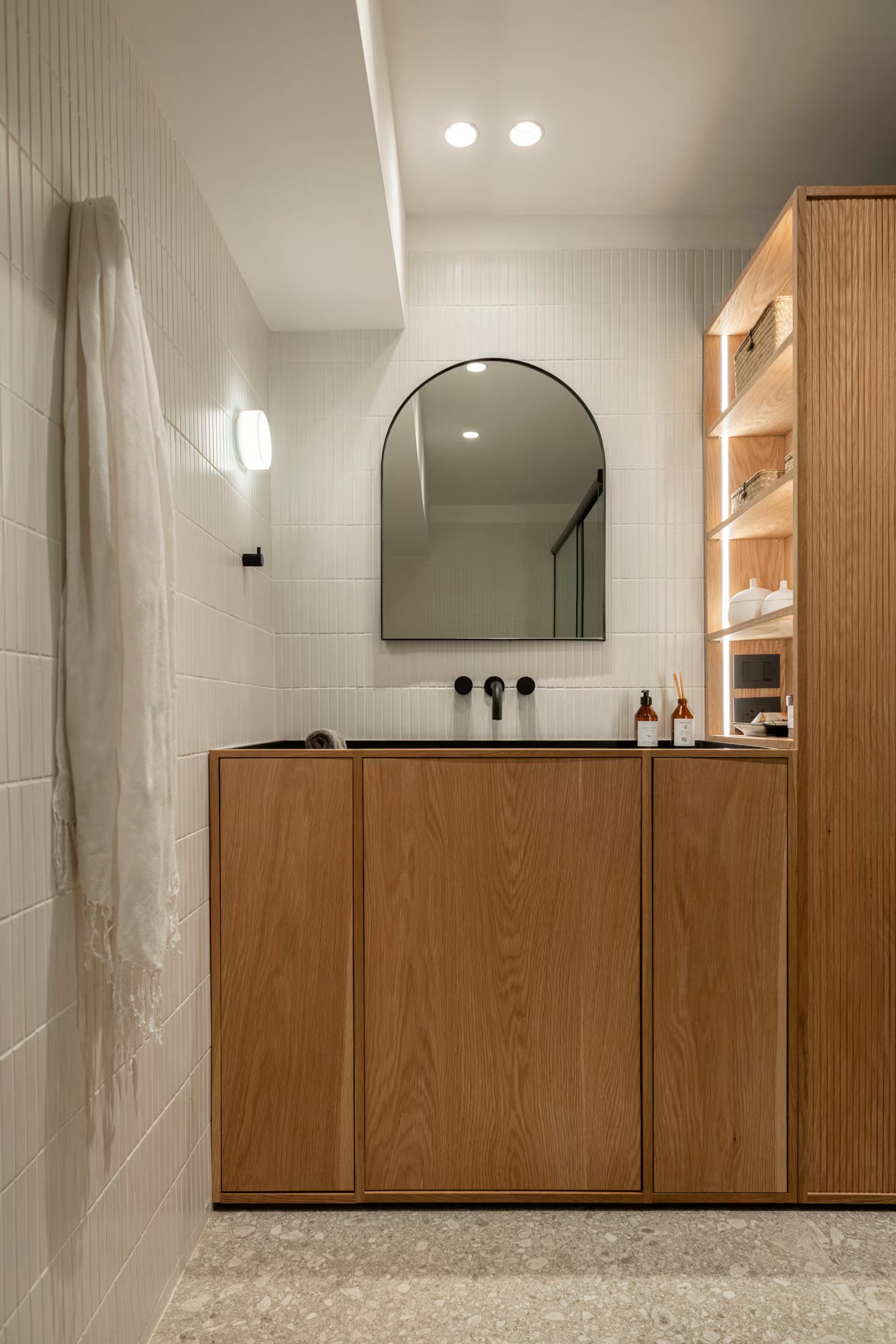 salle de bain bois décoration contemporaine appartement avec terrasse Buenos Aires salle de bain bois décoration contemporaine appartement avec terrasse Buenos Aires