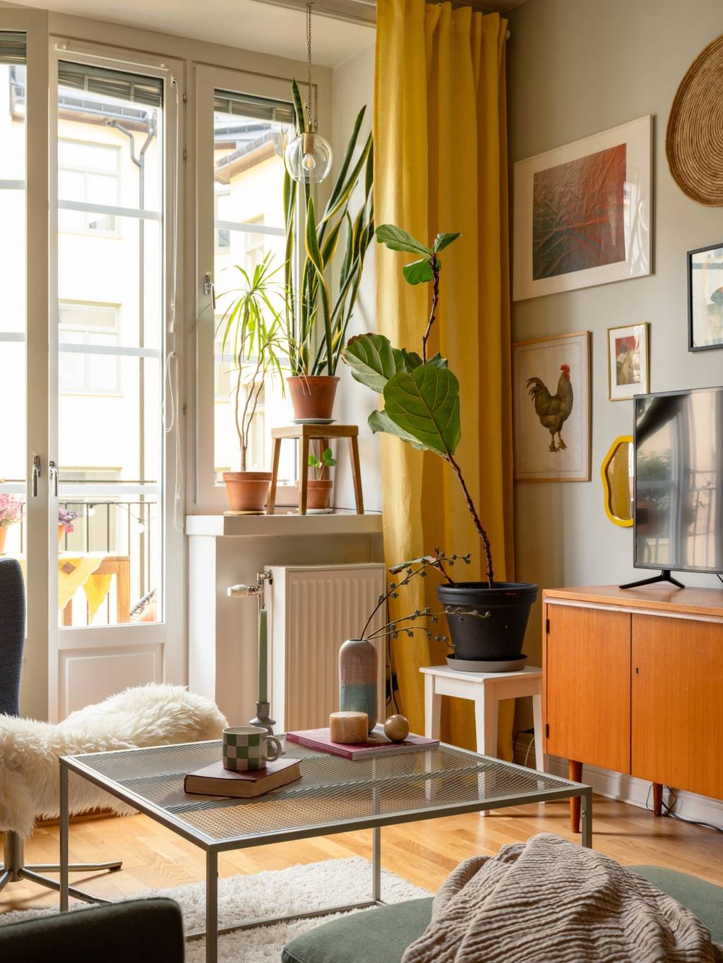 salon avec canapé vert décoration vintage scandinave salon avec canapé vert décoration vintage scandinave