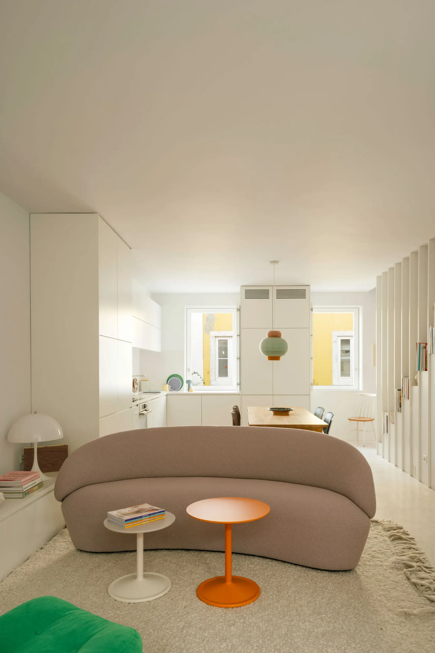 salon et cuisine maison de ville Lisbonne décoration design salon et cuisine maison de ville Lisbonne décoration design