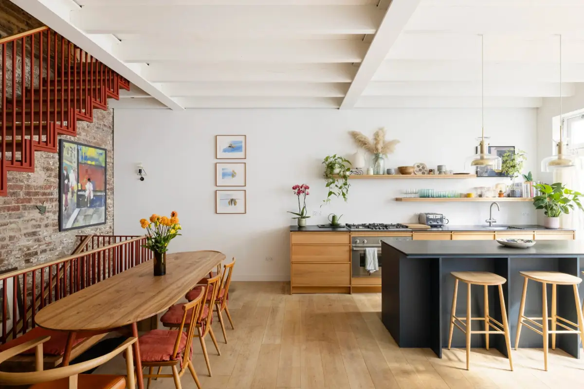 cuisine et salle à manger décoration contemporaine maison victorienne rénovée Londres cuisine et salle à manger décoration contemporaine maison victorienne rénovée Londres