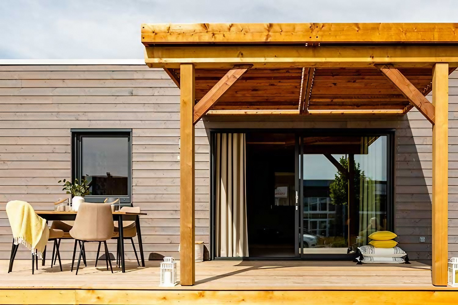 petite maison 50m2 en bois en Alsace par Hédonia petite maison 50m2 en bois en Alsace par Hédonia