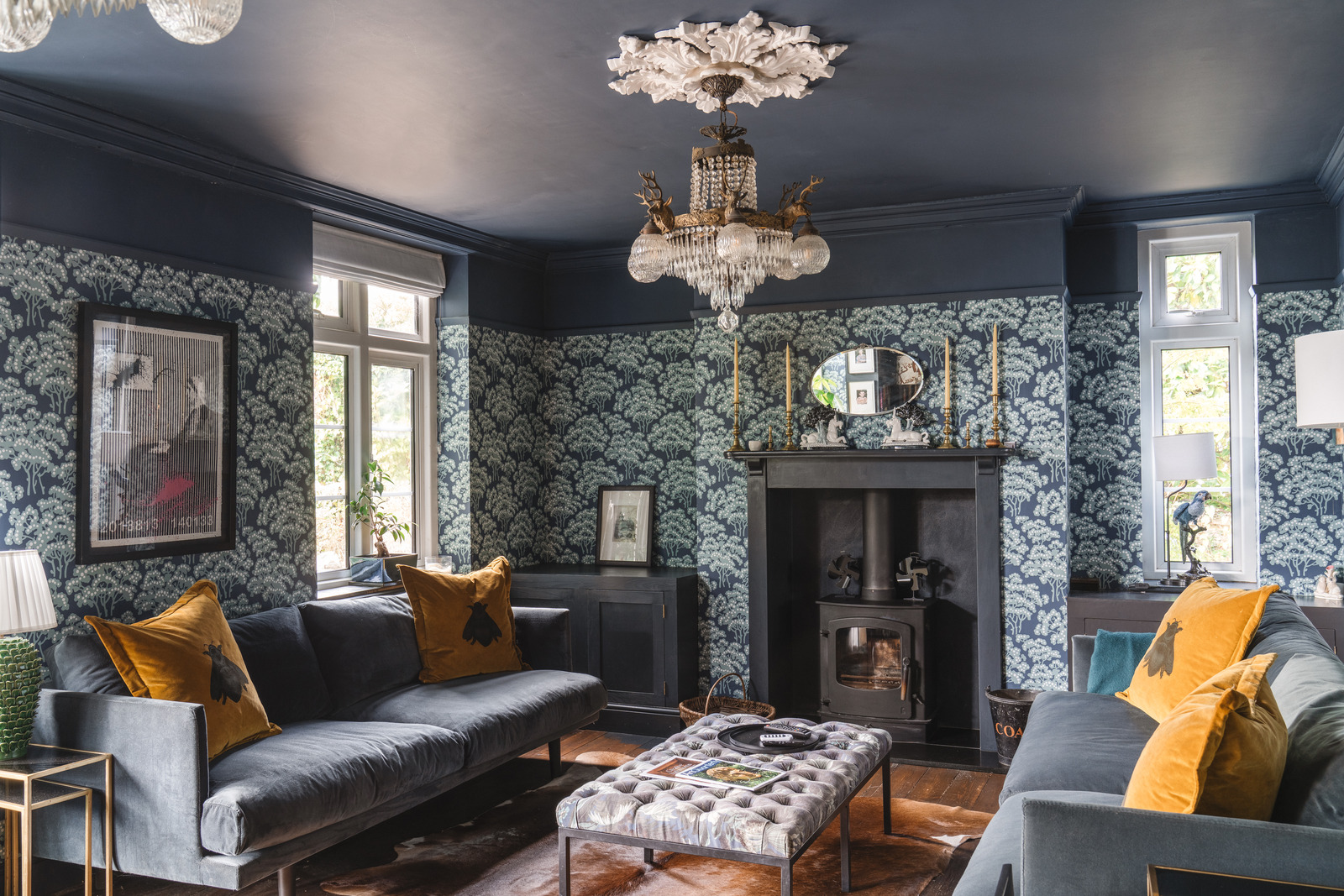 Une maison vintage et maximaliste des années 1920 en Angleterre