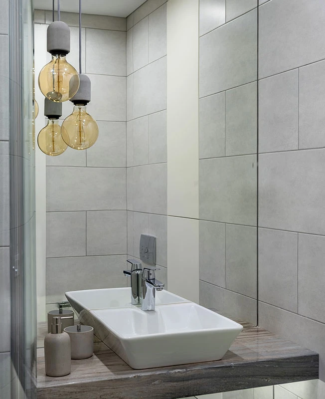 salle de bain appartement 39m2 décoration contemporaine
