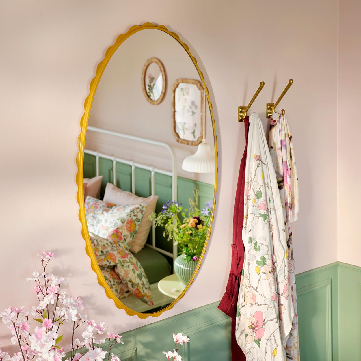 miroir ovale doré miroir ovale doré