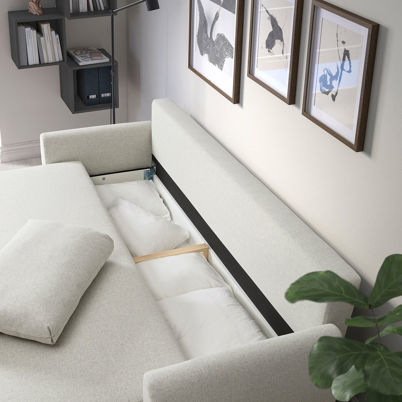 nouveau canapé convertible IKEA GRUNNARP