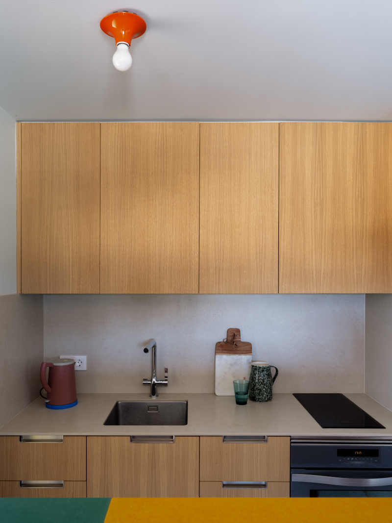 cuisine bois design appartement 50m2 Sitges cuisine bois design appartement 50m2 Sitges