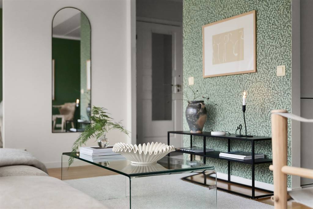salon appartement 39m2 vert et blanc décoration design salon appartement 39m2 vert et blanc décoration design