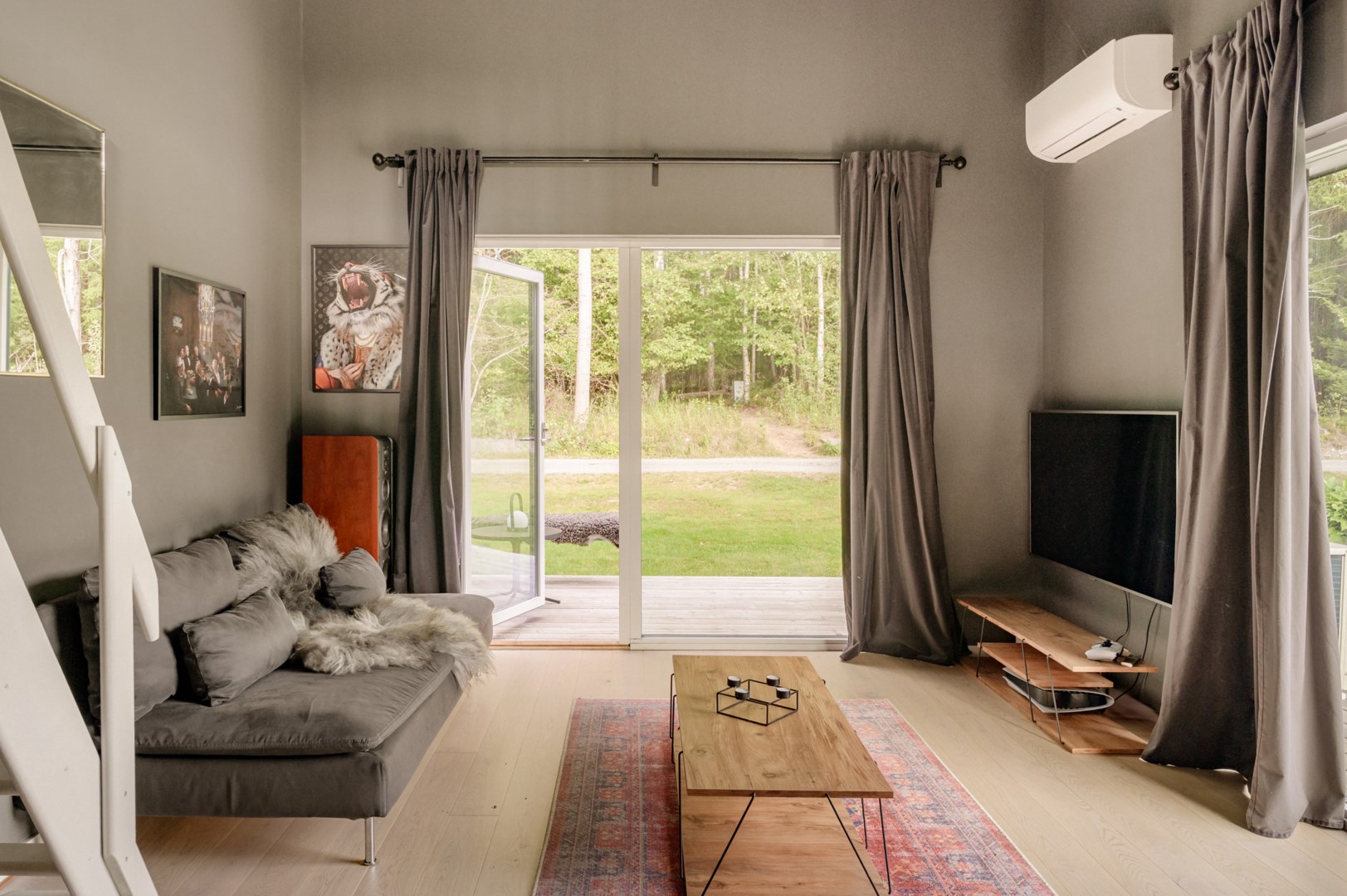 salon avec baie vitrée petite maison 34m2 salon avec baie vitrée petite maison 34m2