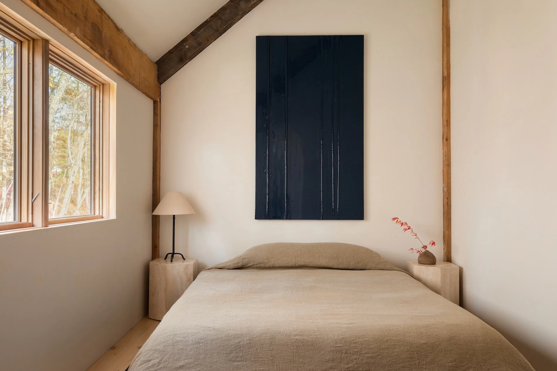 chambre minimaliste avec poutres chambre minimaliste avec poutres
