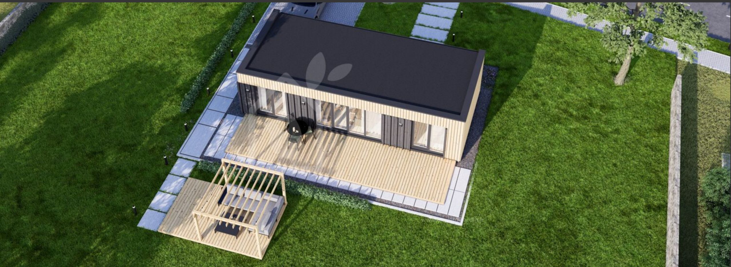petite maison en bois contemporaine de 42m2 par Chalet de Jardin petite maison en bois contemporaine de 42m2 par Chalet de Jardin