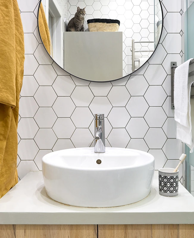 Salle de bain studio 40m2