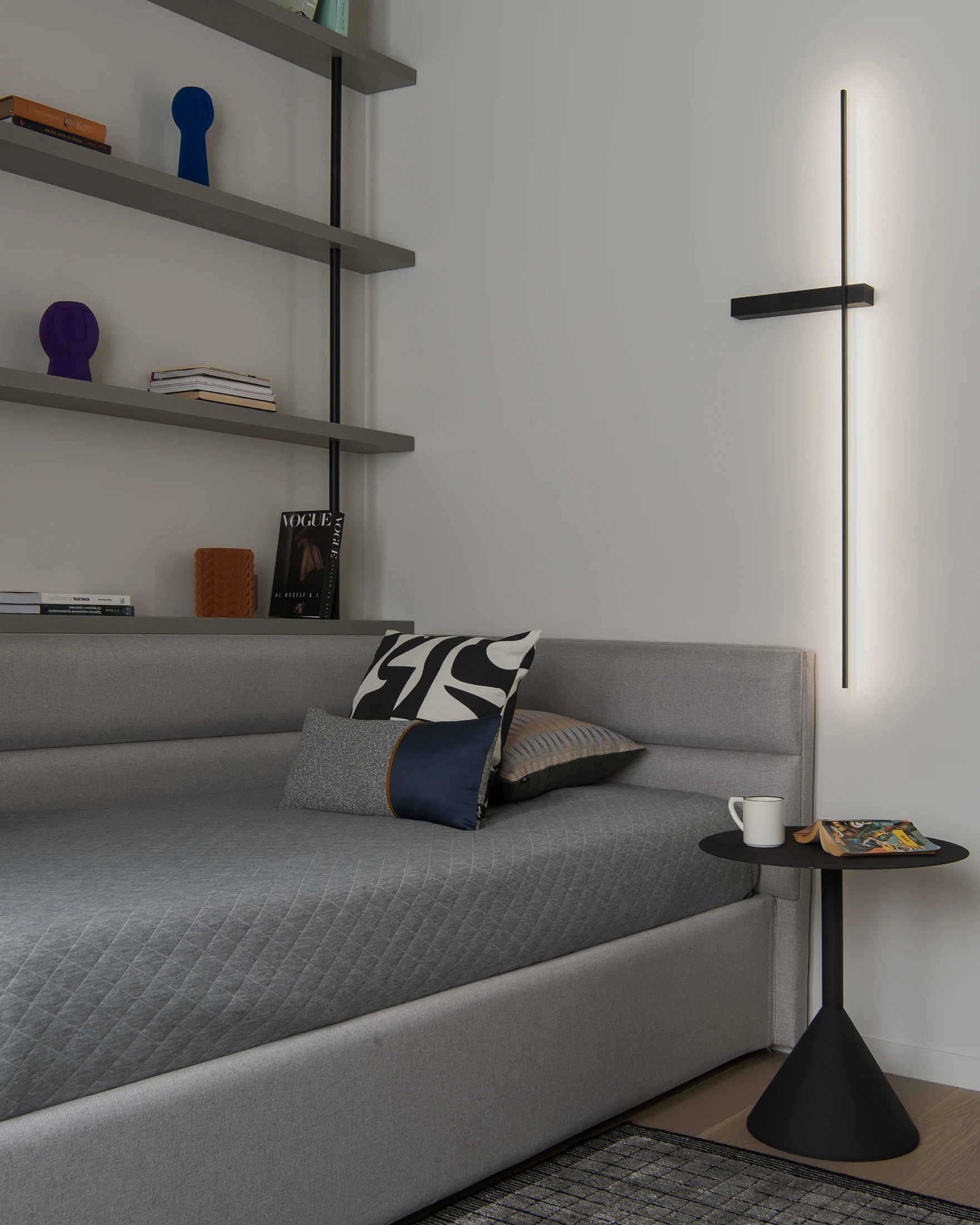 chambre ado grise petit appartement familial 57m2 décoration contemporaine chambre ado grise petit appartement familial 57m2 décoration contemporaine