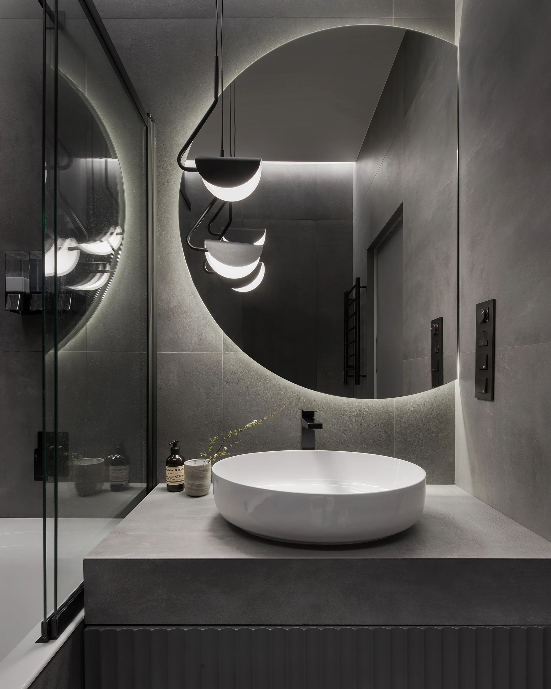 salle de bain petit appartement familial 57m2 décoration contemporaine salle de bain petit appartement familial 57m2 décoration contemporaine