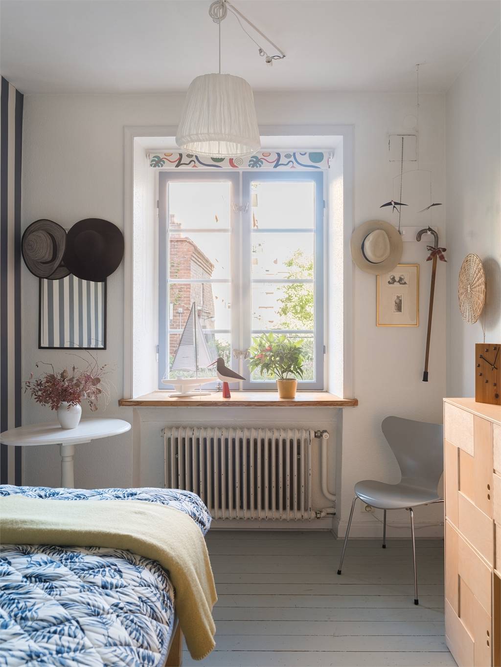 chambre décoration scandinave vintage bleue chambre décoration scandinave vintage bleue