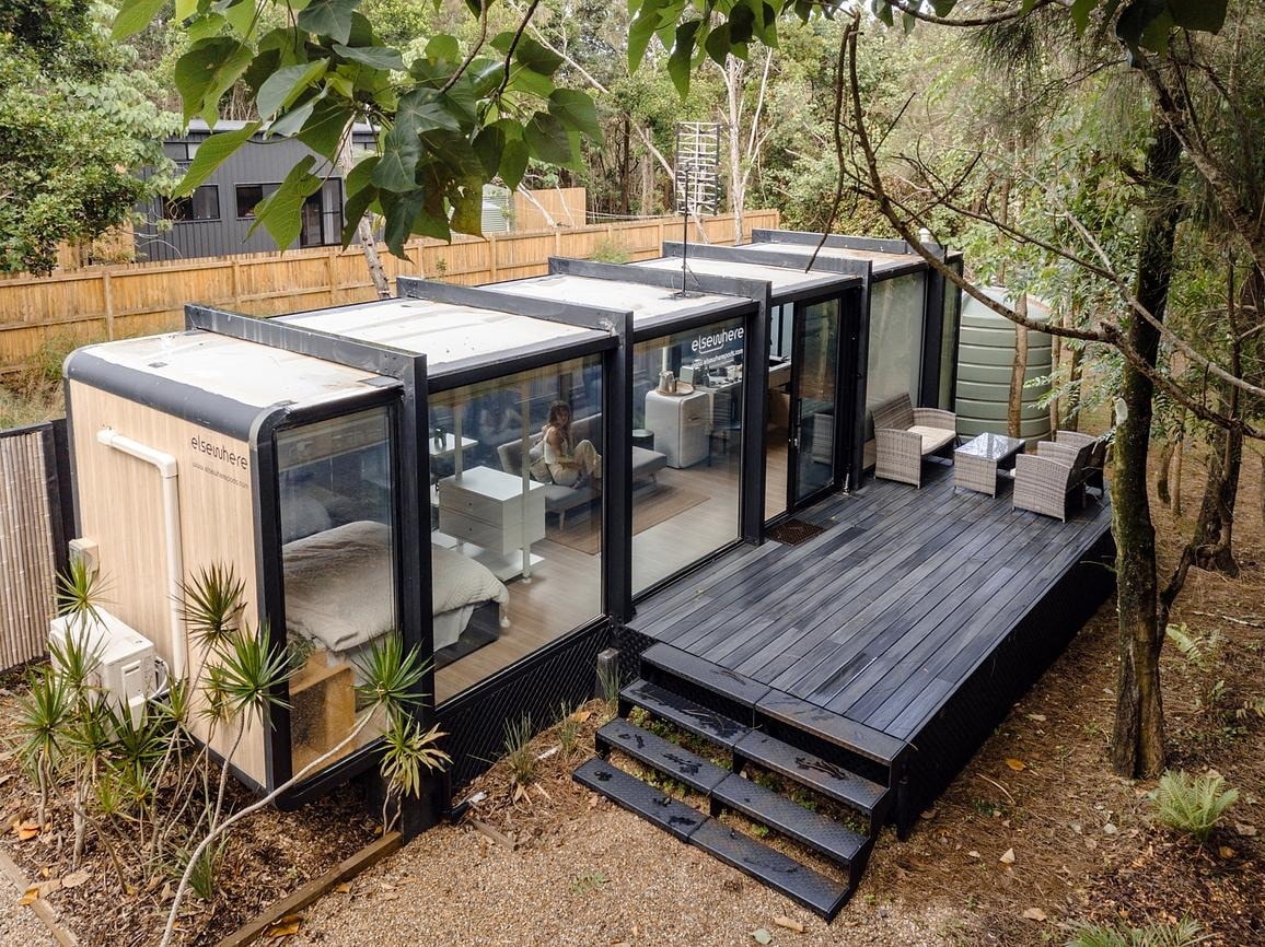 tiny house vitrée 24m2 Elsewhere